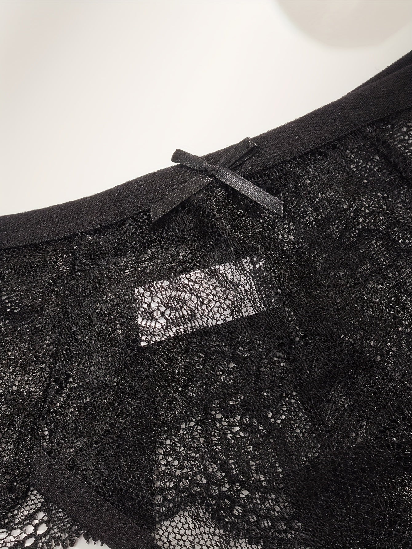 6pcs Women's Lace Thongs Soft & Comfy Panties Lingerie