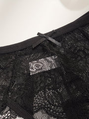 6pcs Women's Lace Thongs Soft & Comfy Panties Lingerie