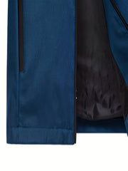 Men's Slim Fit Zippered Hooded Casual Jacket