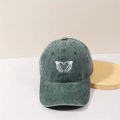 Skull Embroidered Baseball Cap