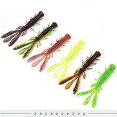 10pcs Bionic Shrimp Bait Soft Worm Fishing Accessories