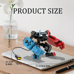 Robot Building Blocks Desktop Decoration DIY Model Set