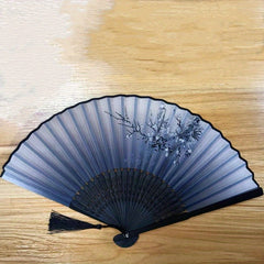 Chinese Style Folding Fan Retro Handheld Fan Ladies Folding Fan