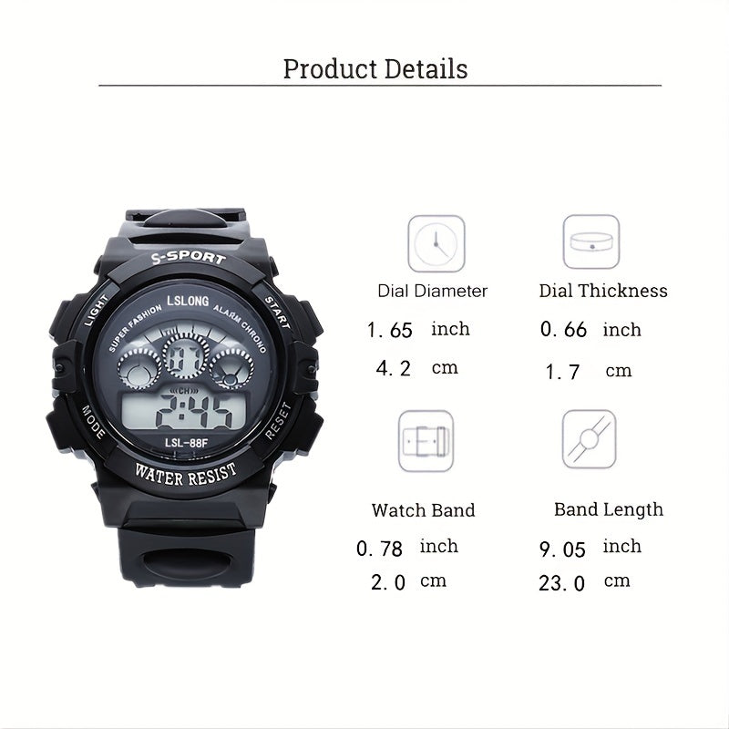 Kids Sports Digital Wrist Watch