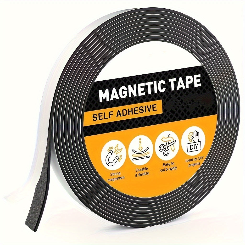 Flexible Magnetic Tape Roll Strong Adhesive Craft DIY Projects Whiteboards