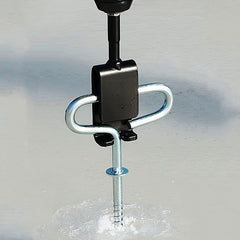 Ice Anchor Drill Adapter for Setting Up Ice Fishing Shelter Tent