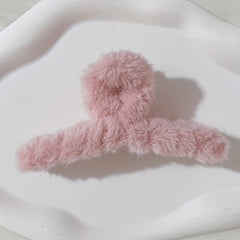 4pcs Plush Hair Claw Clips for Girls
