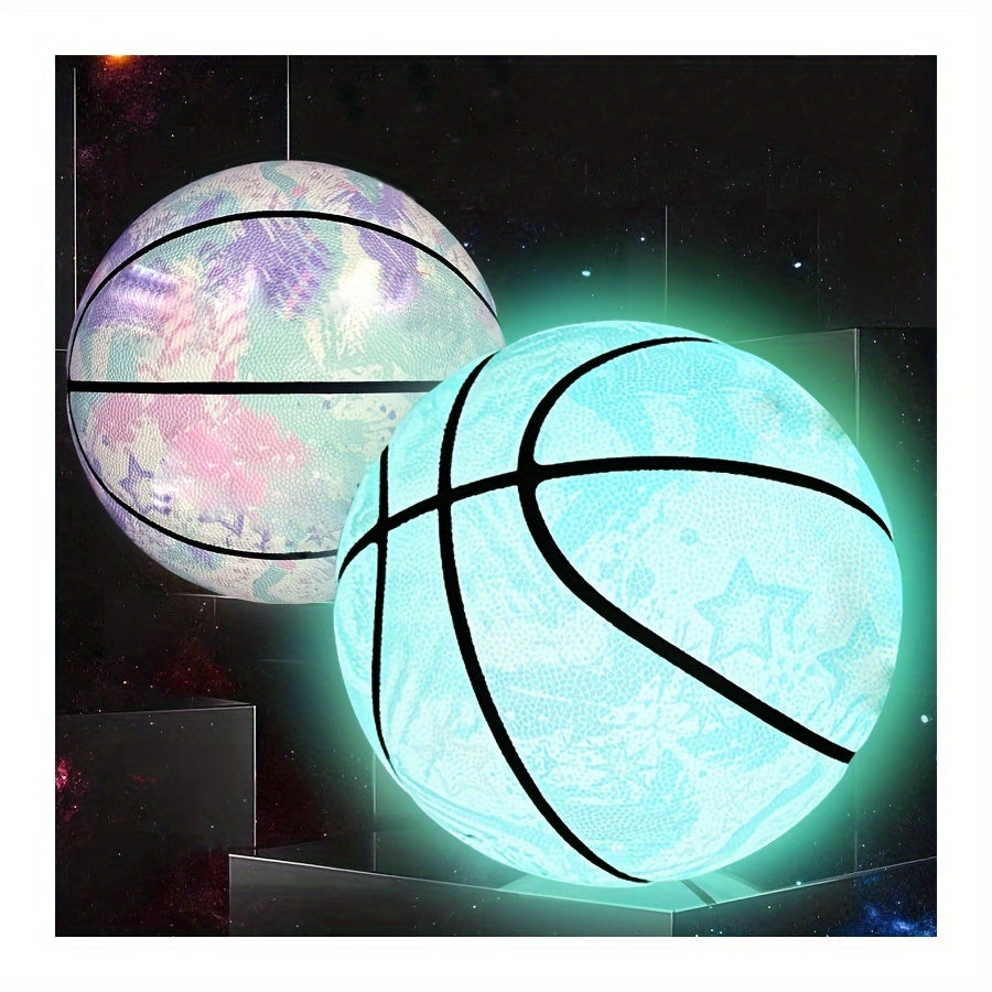 1pc Standard Size 7 Luminous Basketball Night Sports