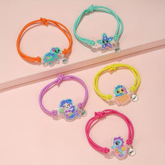 5pcs Girls Teen Marine Animal Bracelet Set Gift Accessories