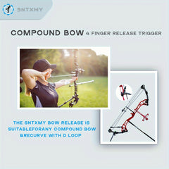 Adjustable 360 Rotable Archery Release Aid