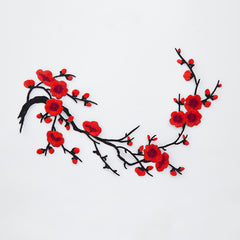 Flower Embroidery Cloth Sticker Cheongsam Skirt Decoration Patch