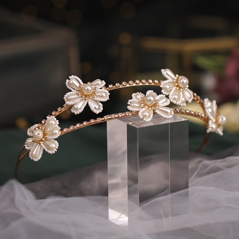 Crystal Rhinestone Tiara for Women Baroque Queen Hair Accessory