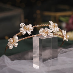 Crystal Rhinestone Tiara for Women Baroque Queen Hair Accessory