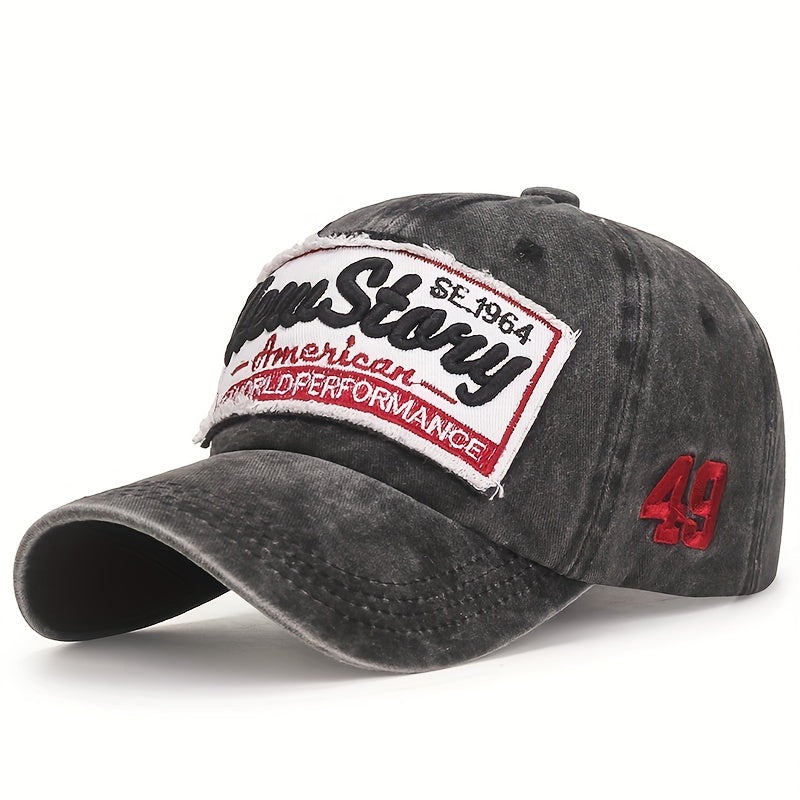 Men's Washed Sun Protection Hat Street Baseball Cap