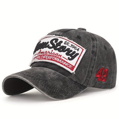 Men's Washed Sun Protection Hat Street Baseball Cap