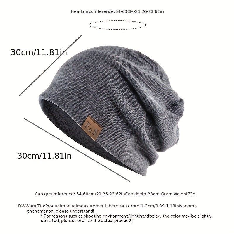 Warm Knitted Hat for Cycling Skiing Running