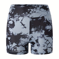 Tie Dye Seamless High Waist Yoga Cycling Shorts
