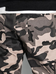 Men's Camo Jogger Pants with Flap Pockets