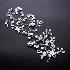 Faux Pearl Flower Head Piece Head Jewelry Bridal Wedding Hair Accessories