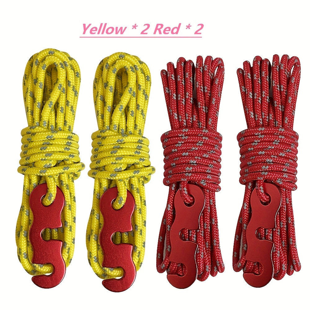 Reflective Tent Rope & Windproof Buckle for Camping