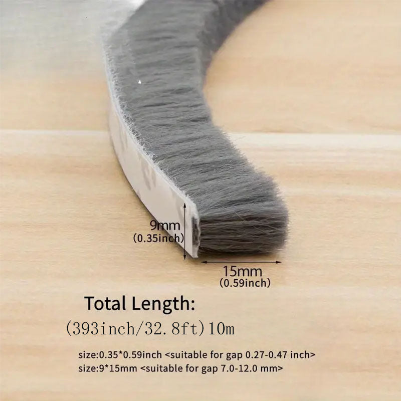 1pc 32 8 Ft 10M Self Adhesive Seal Strip Weatherstrip for Windows and Doors