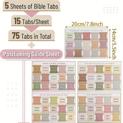 Bible Index Label Stickers Large Cross Sticker 75 Labels