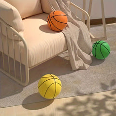 7.09in Orange Striped Ball Soundless Basketball