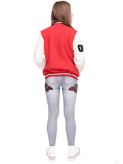 Red Roses Print High Waist Yoga Leggings