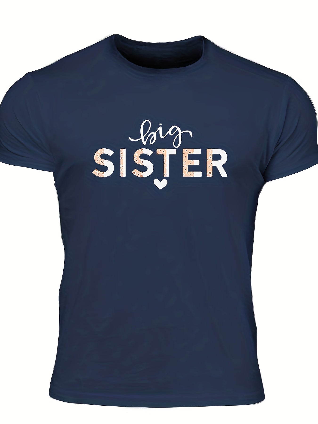Men's Letter Print T-shirt Casual Comfy Crew Neck Tee