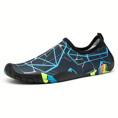 Women's Spider Pattern Water Shoes Quick Drying Slip On Shoes
