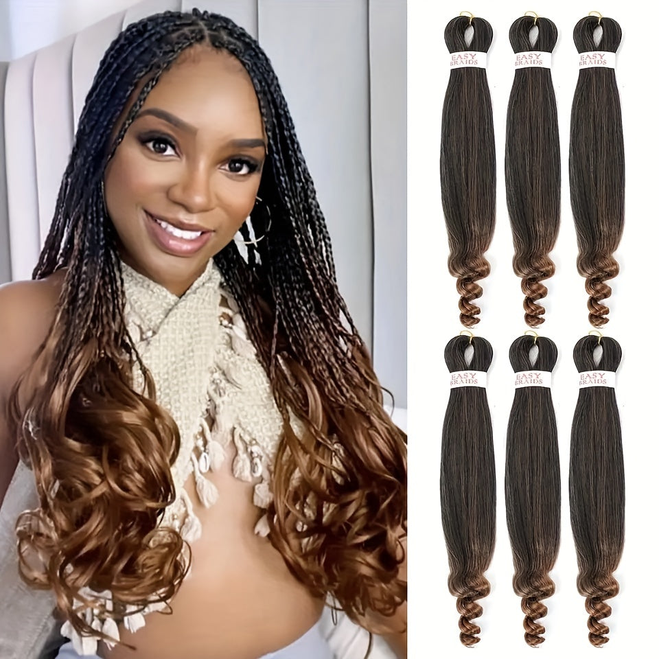 Pre Stretched French Curly Braiding Hair 45 Pack