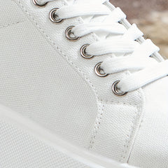 Women's Platform Skate Shoes Casual Lace Up Outdoor Sneakers