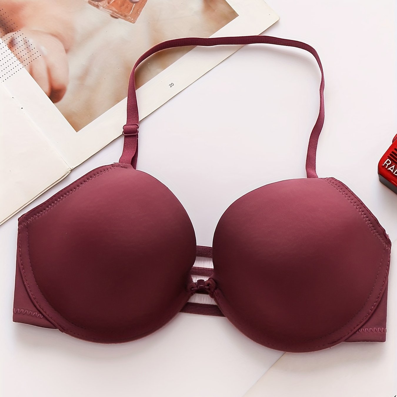 Comfy Halter T Shirt Bra Push Up Bra