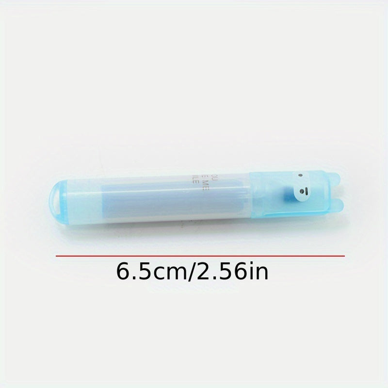 6PCS Rabbit Mini Fluorescent Highlighter Pen Marker School Supplies