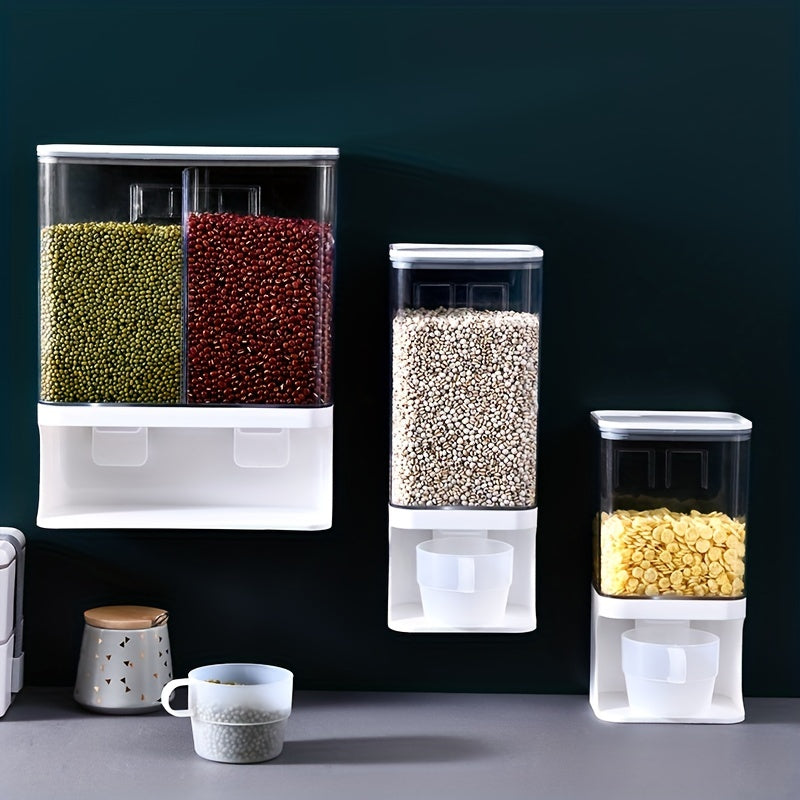Wall mounted Rice Bucket Large Capacity Cereal Container