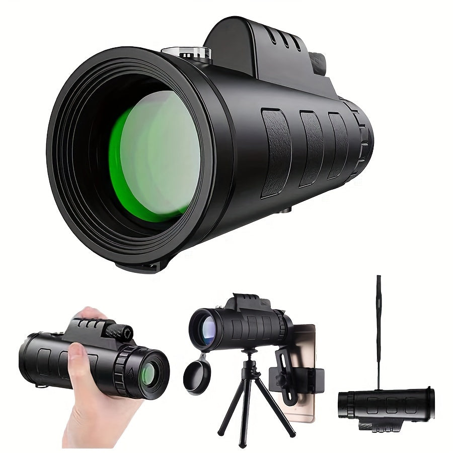40X60 HD High Magnification Monocular with Phone Clip
