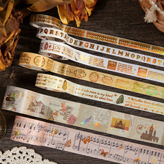 8 Rolls Box Tape Flower Dream Catcher Series Retro Washi Tape