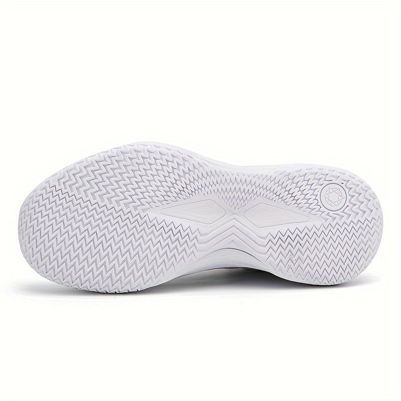 Men's Mesh Lace-up Sneakers for Running Basketball Gym