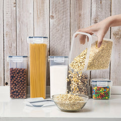 12 Pcs Airtight Pet Food Storage Containers with Labels and Marker