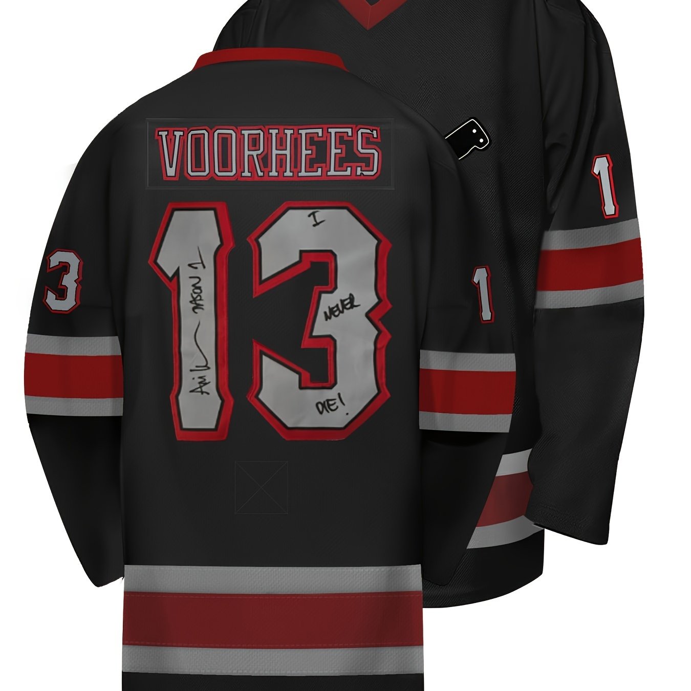 Men's Long Sleeve Ice Hockey Jersey 13 Retro Classic Embroidery