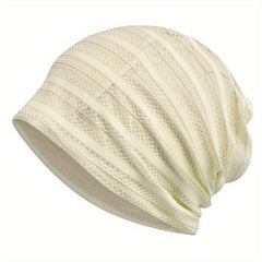 Lace Baggy Slouchy Beanie Cap Candy Turban Hat Lightweight Skull Cap for Women