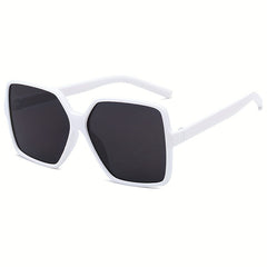 Oversized Square Sunglasses Casual Gradient Glasses UV400