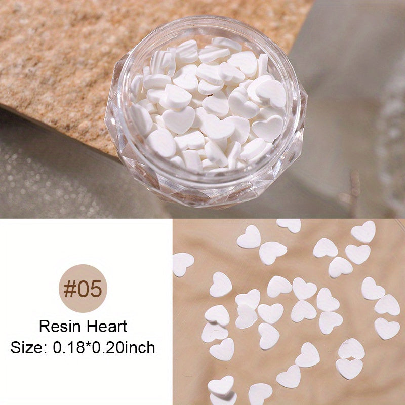 Heart Shaped Nail Charms Crystal Rhinestones Nail Art Decorations