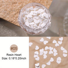 Heart Shaped Nail Charms Crystal Rhinestones Nail Art Decorations