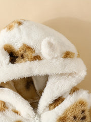 Baby Bear Hooded Coat With Ears Kids Jacket