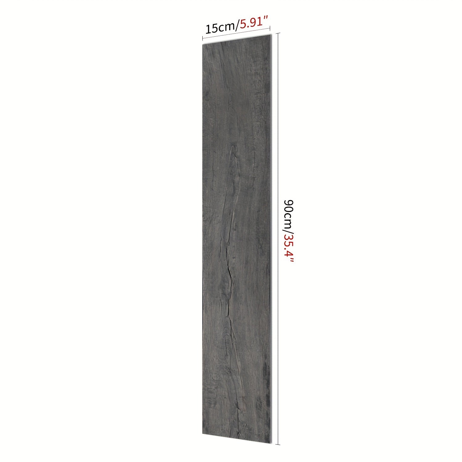 1pc 90 PVC Removable Frosted Wood Grain Self adhesive Wall Stickers