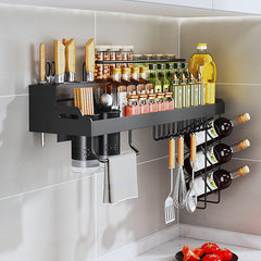 Kitchen Storage Rack Wall Hanging Seasoning Holder