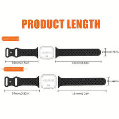 Silicone Braided Strap For IWatch Series Ultra SE 8 7 6 5 4 3 2