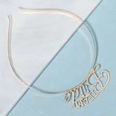 Golden Hairband Princess Tiara Wedding