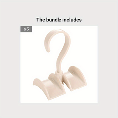 Rotatable Bag Storage Rack Hook Tie Holder Clothes Belt Organizer